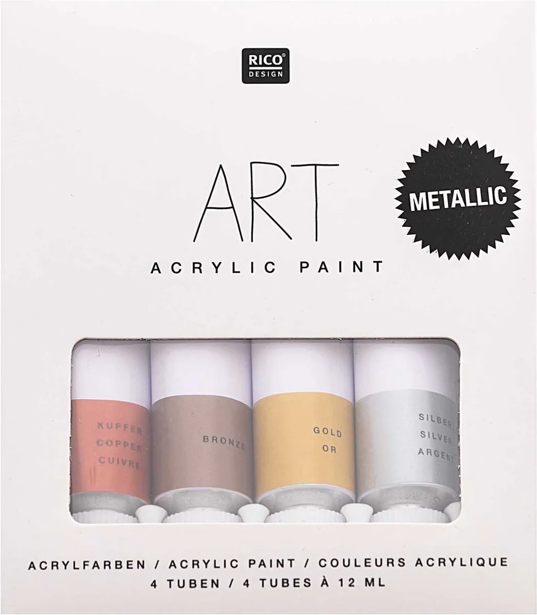Rico Design Acrylverfset Celebration Metallic
