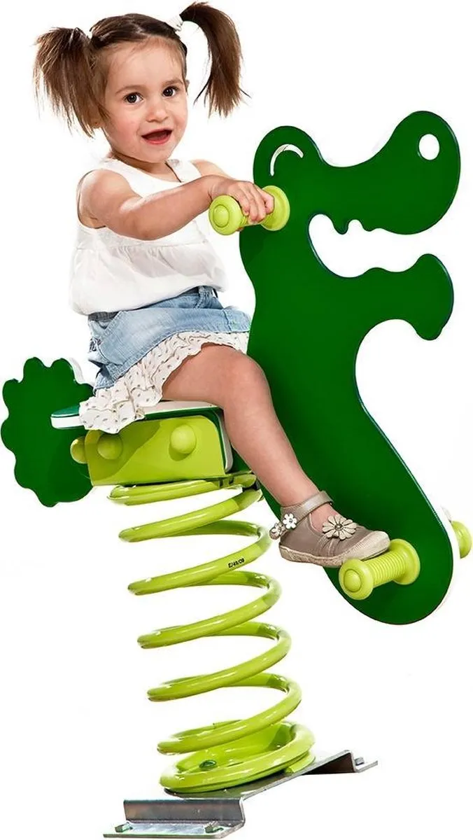 Intergard Wipkip Crocodile Kunststof 100x60cm - Groen