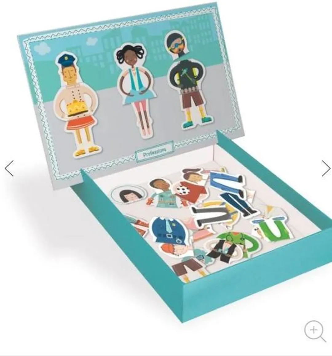 Apli Kids Beroepen Magneetspel 12 Beroepen - 36 Magneten - Multicolor