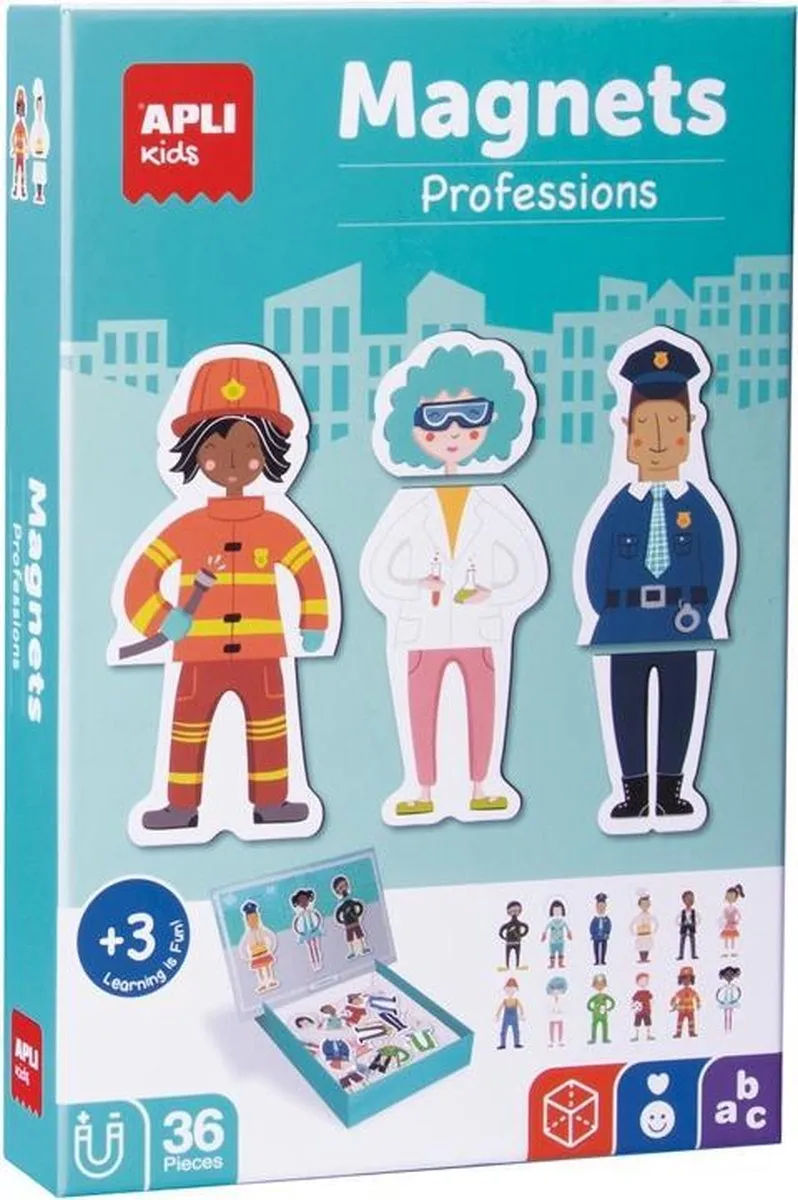 Apli Kids Beroepen Magneetspel 12 Beroepen