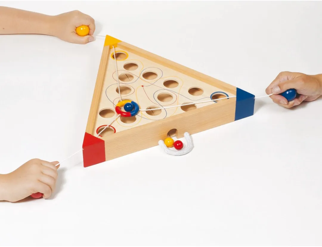 Goki Tricours Behendigheidsspel 37x31x5cm - Hout - 4+
