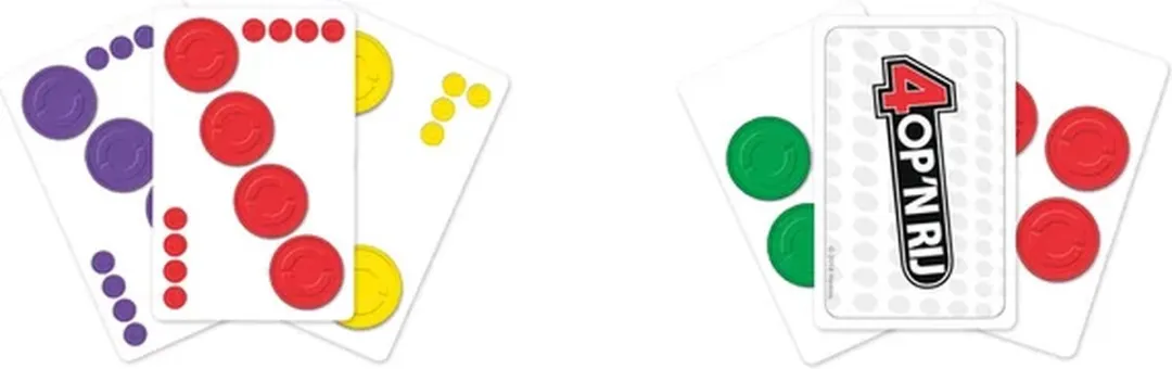 Hasbro Gaming 4 op 'n rij Kaartspel - 55 Schijven & 24 Missiekaarten