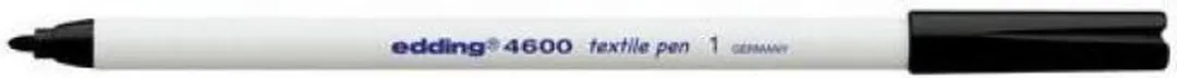 edding 4600 Textielstift - Zwart