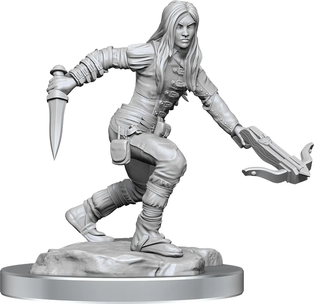 Wizkids D&D Nolzur's Marvelous Miniatures Half-Elf Rogue Vrouwelijk