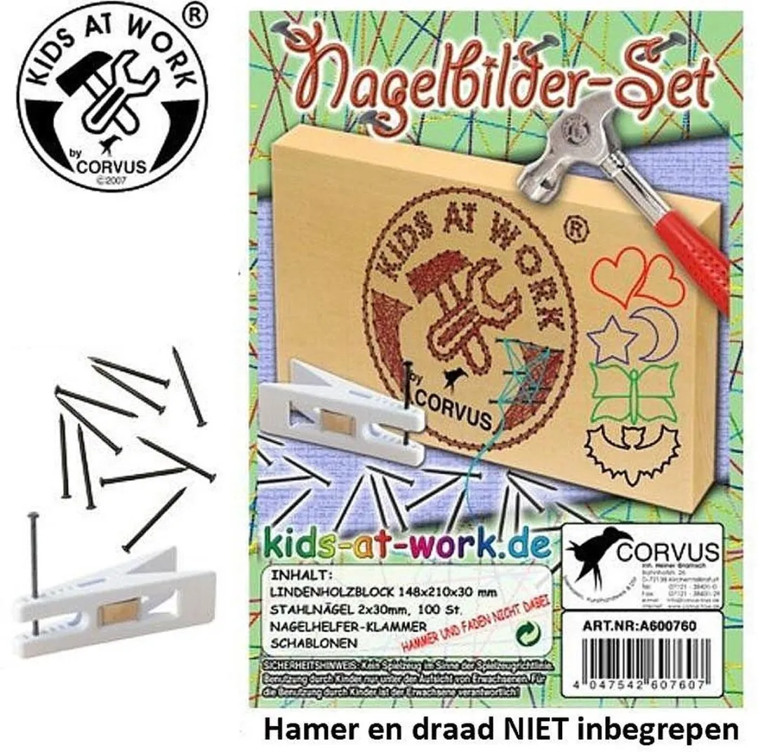 Kids at Work Borduurset Junior Hout 103-delig - afbeelding 3 van 4