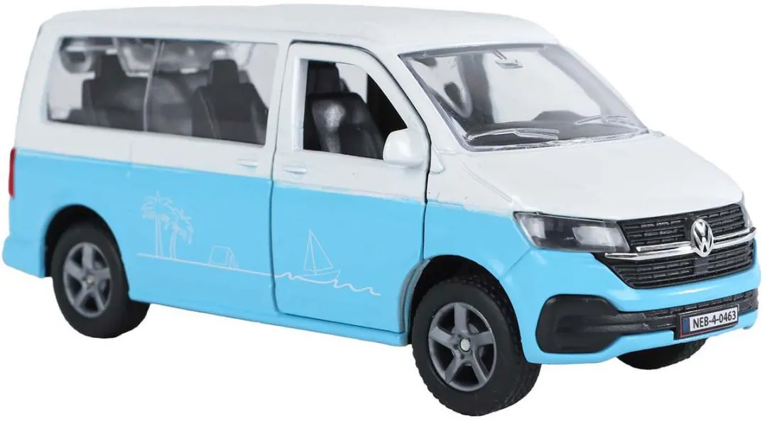 Kids Globe VW Transporter Diecast 13,5cm - Multi kleuren
