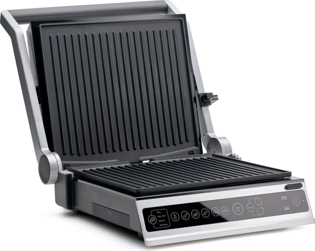 Solis Contact Grill Pro Verwisselbare Platen 2000W - Zilver