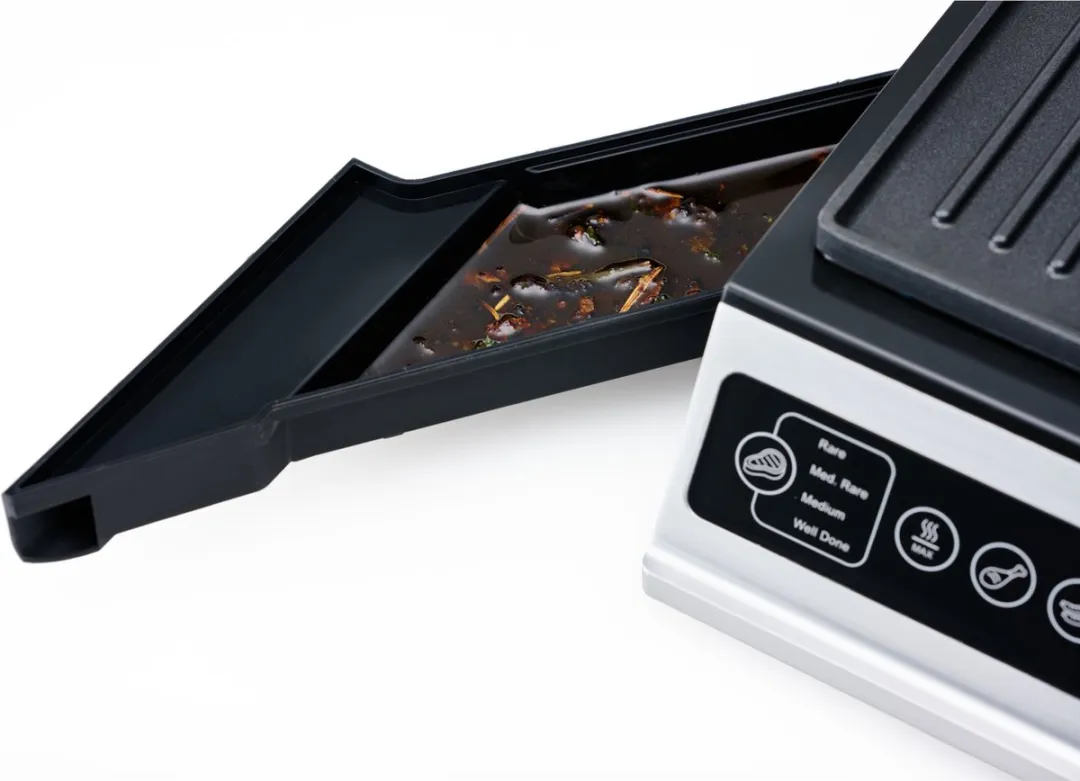Solis Contact Grill Pro Verwisselbare Platen 2000W - Zilver