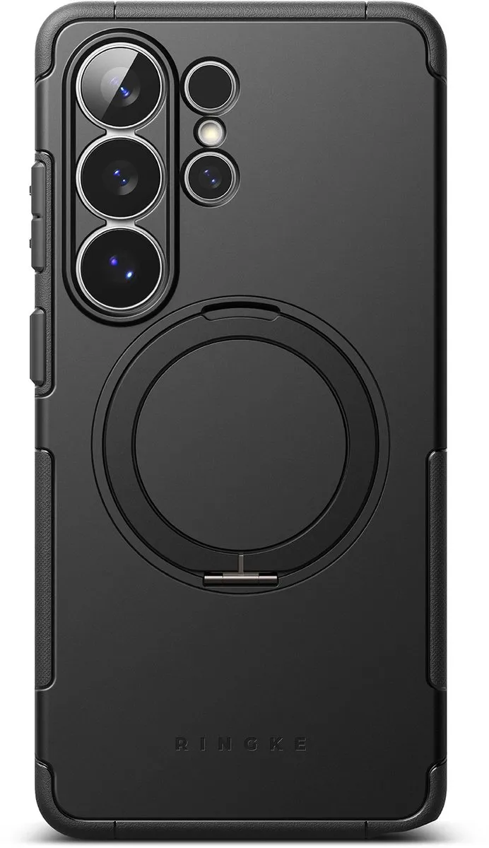 Ringke Rugged Back Cover voor Samsung Galaxy S26 Ultra - MagSafe/Zwart