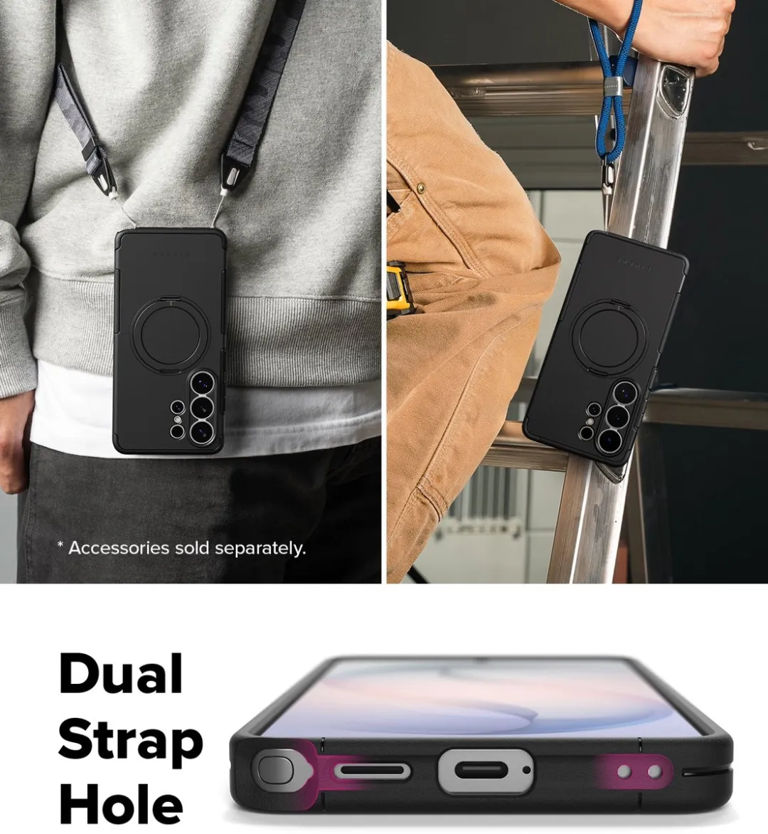 Ringke Rugged Back Cover voor Samsung Galaxy S26 Ultra - MagSafe/Zwart
