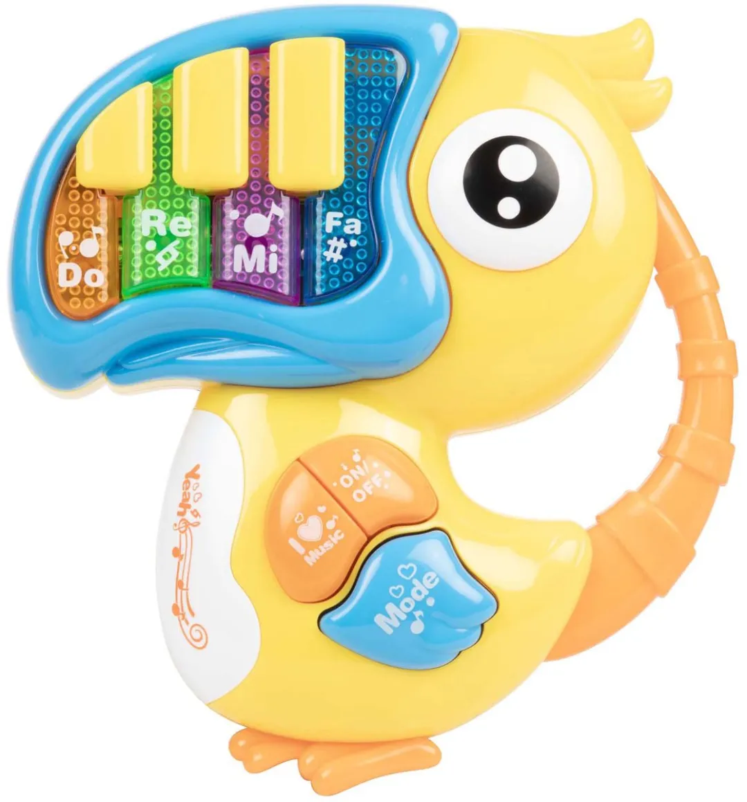 Toi-Toys Little Stars Baby Piano Toekan - Licht & Geluid - Multicolor - afbeelding 6 van 6