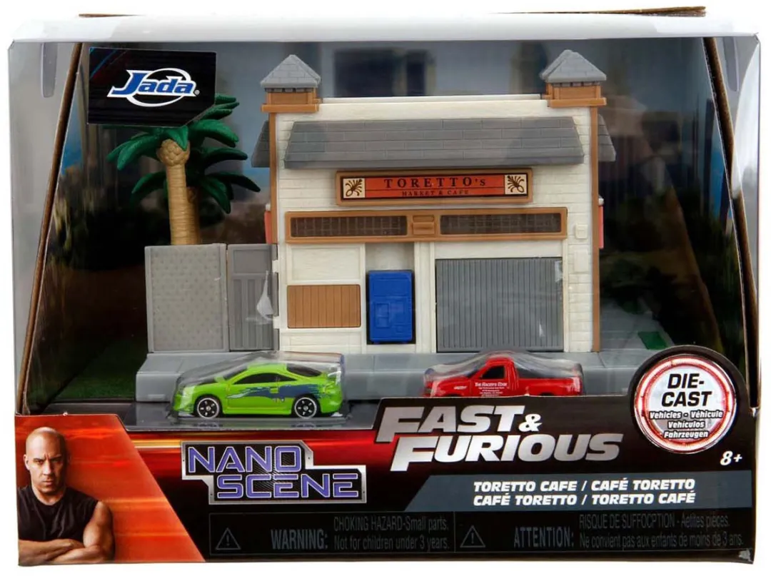Jada Fast & Furious Torettos Cafe NanoScene - Multi kleuren
