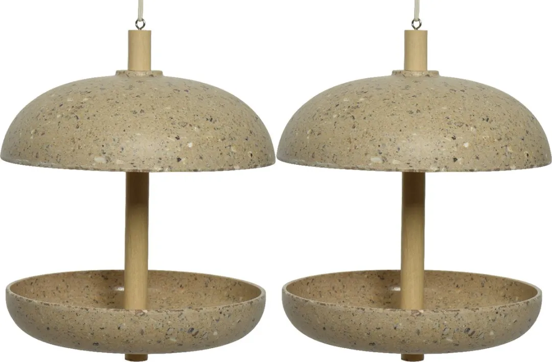 Decoris Vogel Voedersilo Bamboe Lichtbruin