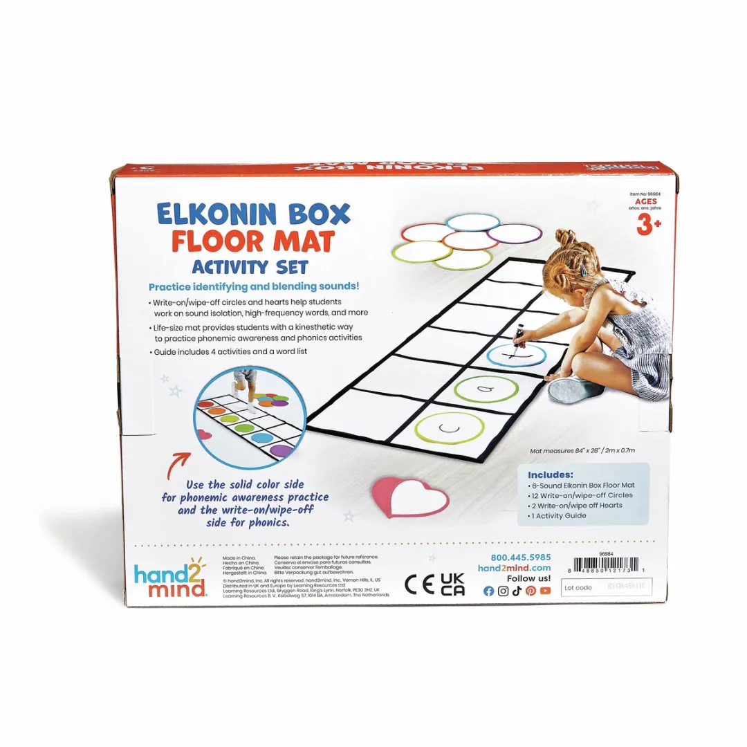 Learning Resources Elkonin Box Floor Mat - 95096984 - Multicolor