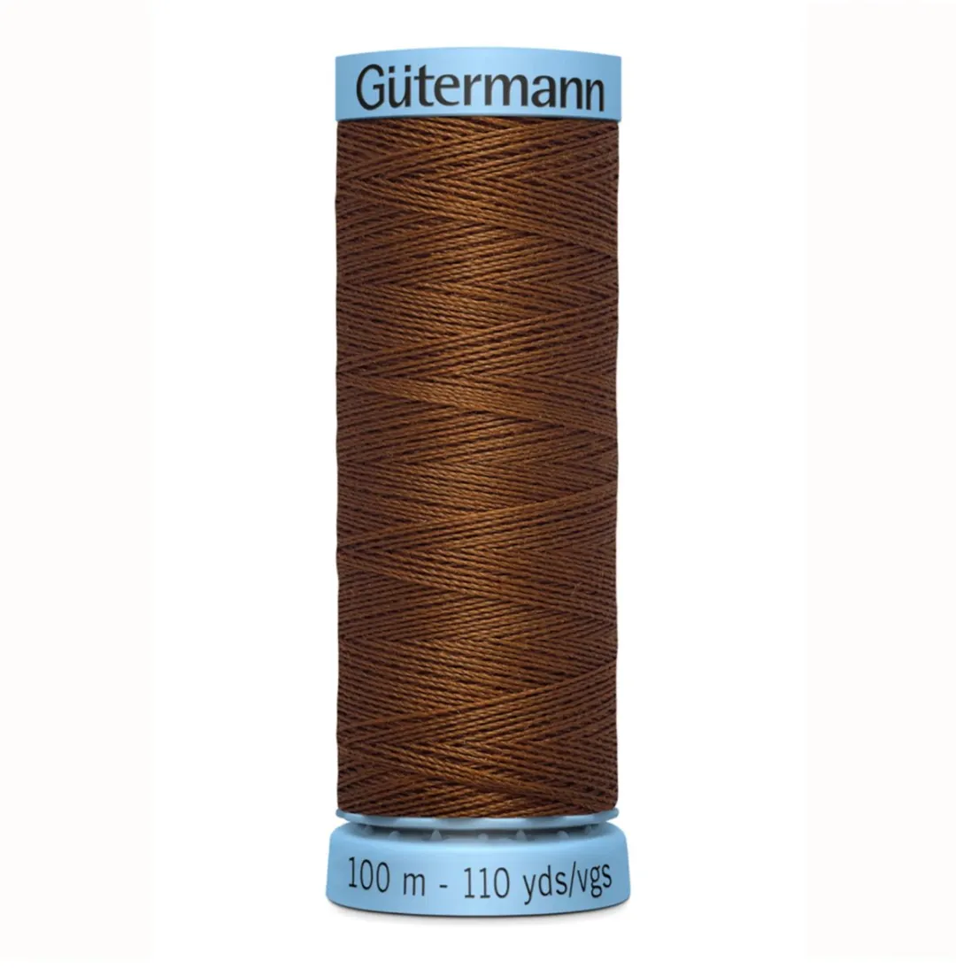 Gutermann Zijde Garen 100m - Zwart/Grijs/Wit