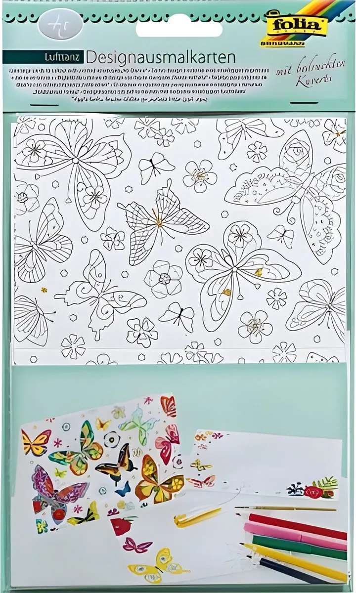 Folia Luchtdans Kleurkaarten Multicolor