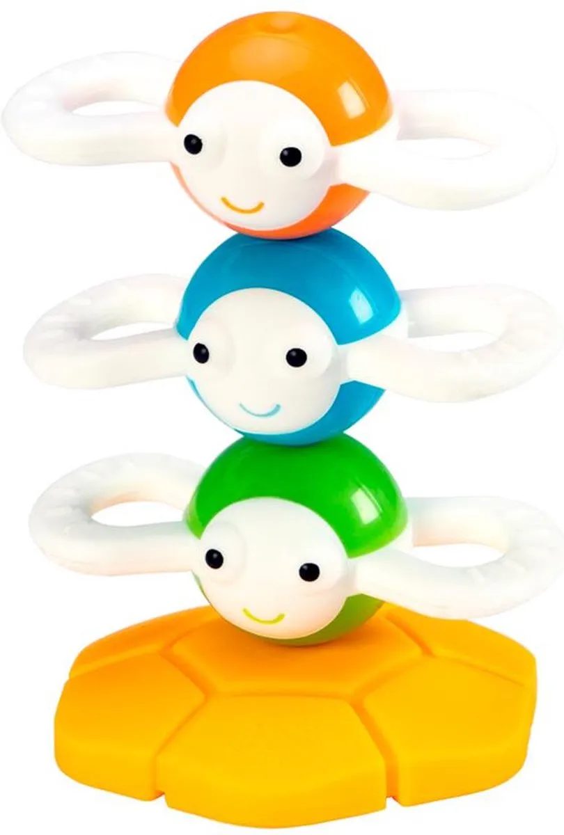 Dizzy Beez - Magnetische Bijtringen en Stapelspeelgoed voor Baby’s - Educatief, Sensorisch en Kleurrijk Speelplezier - Vanaf 10 Maanden