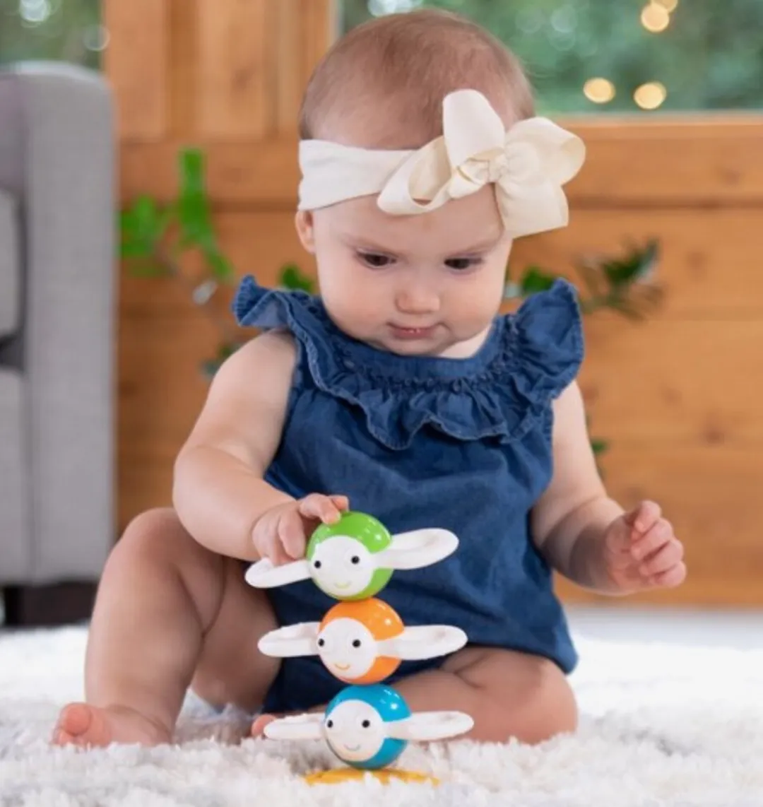 Dizzy Beez - Magnetische Bijtringen en Stapelspeelgoed voor Baby’s - Educatief, Sensorisch en Kleurrijk Speelplezier - Vanaf 10 Maanden