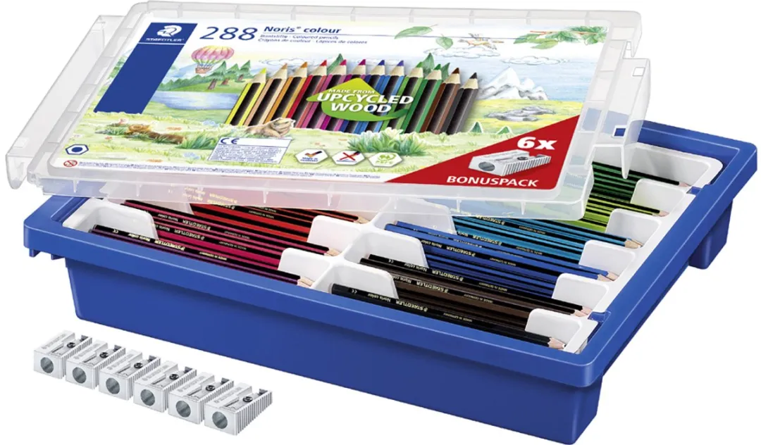 STAEDTLER Noris Colour Kleurpotlood - 288 Stuks Assorti