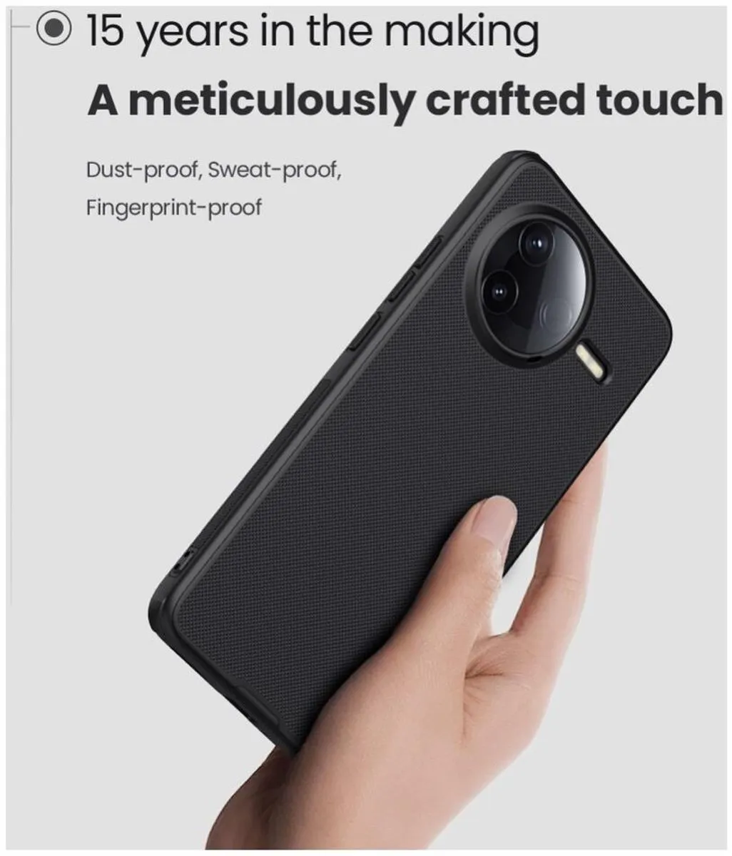 Nillkin Super Frosted Shield Hoesje Xiaomi Poco F7 Pro - Zwart