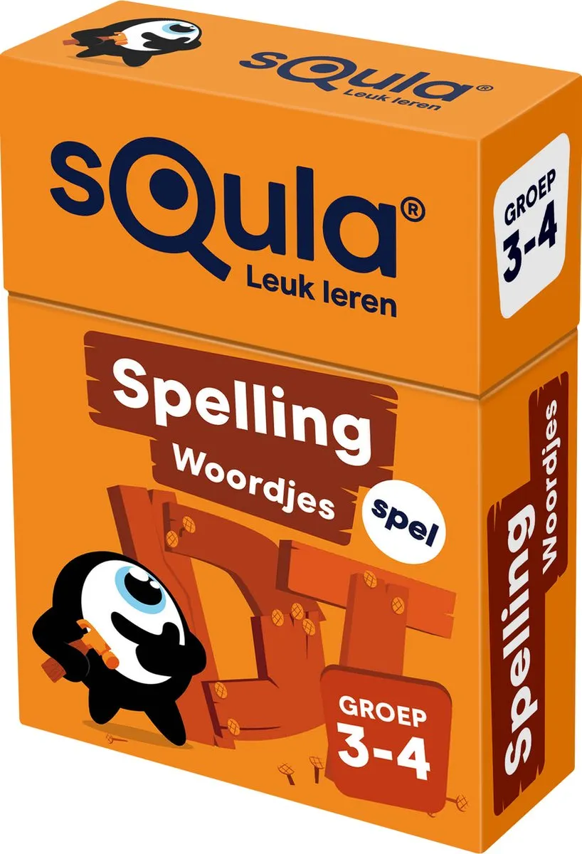 Identity Games sQula Spelling Woordjes Groep 3-4 Kaartspel - 04269