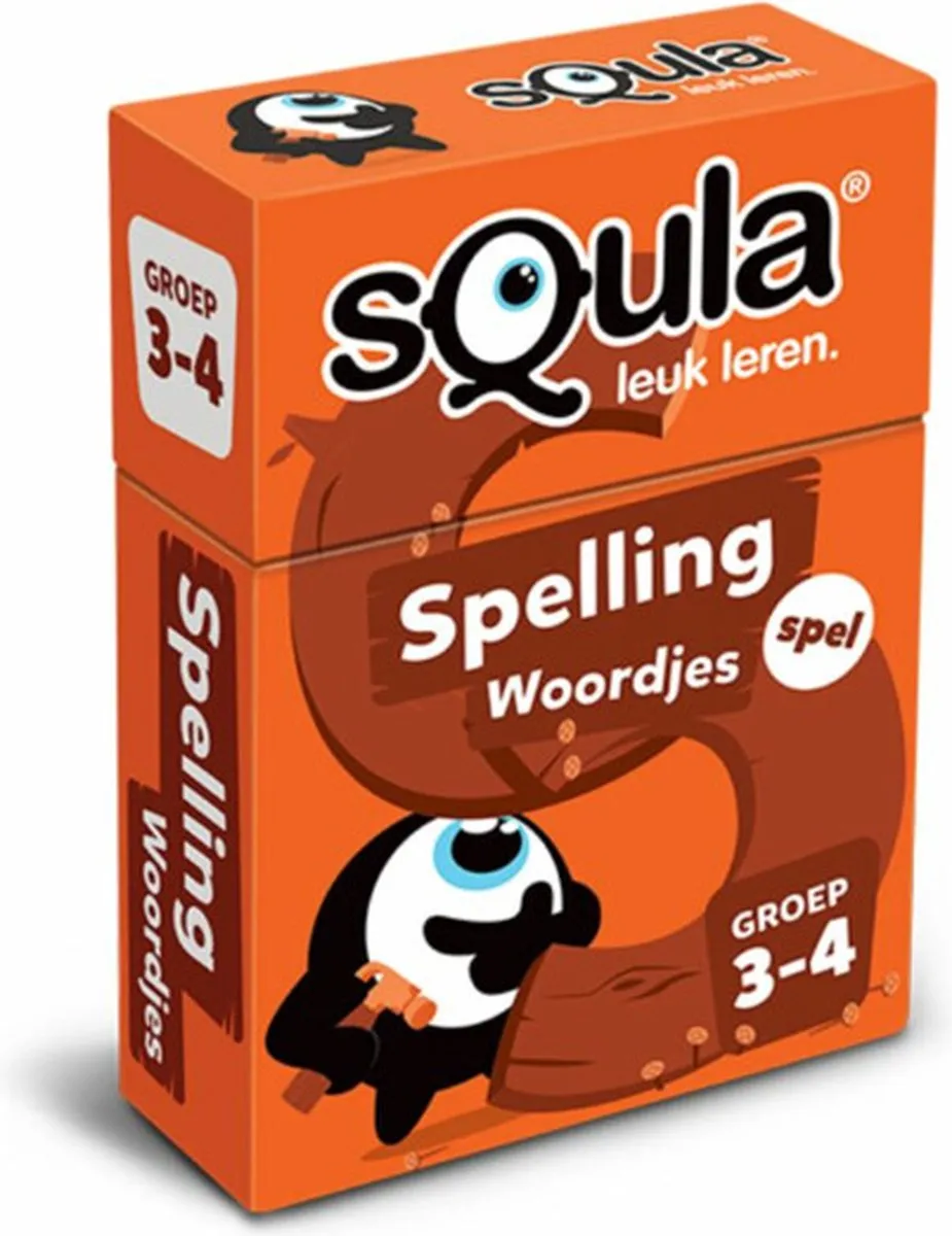 Identity Games sQula Spelling Woordjes Groep 3-4 Kaartspel