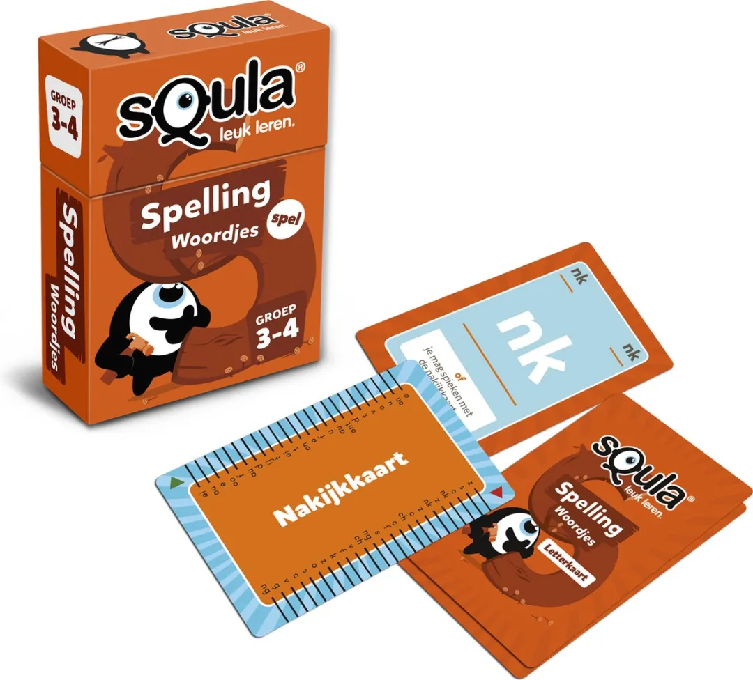 Identity Games sQula Spelling Woordjes Groep 3-4 Kaartspel - 04269