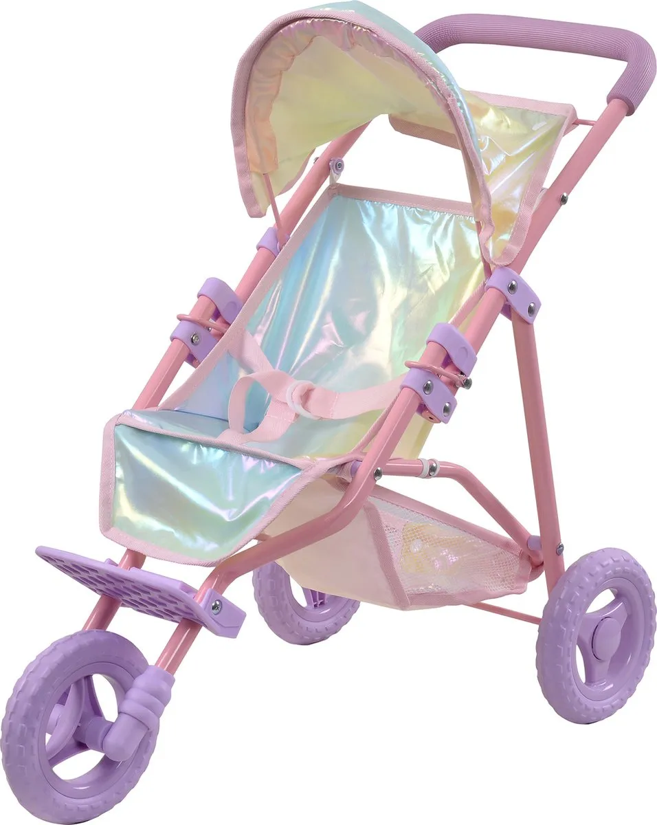 Teamson Kids Poppenwagen Regenboog OL-00016