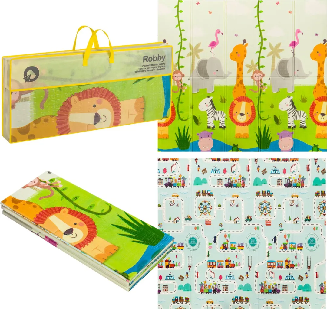 Lionelo Robby Babygym 2-in-1 Speelkleed 180x200cm - Multicolor
