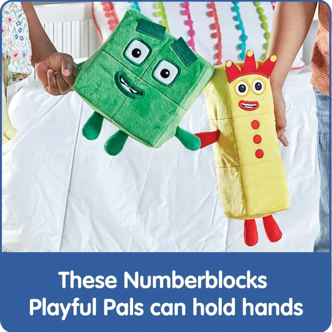 Learning Resources Numberblocks Knuffels Three & Four - Multicolor