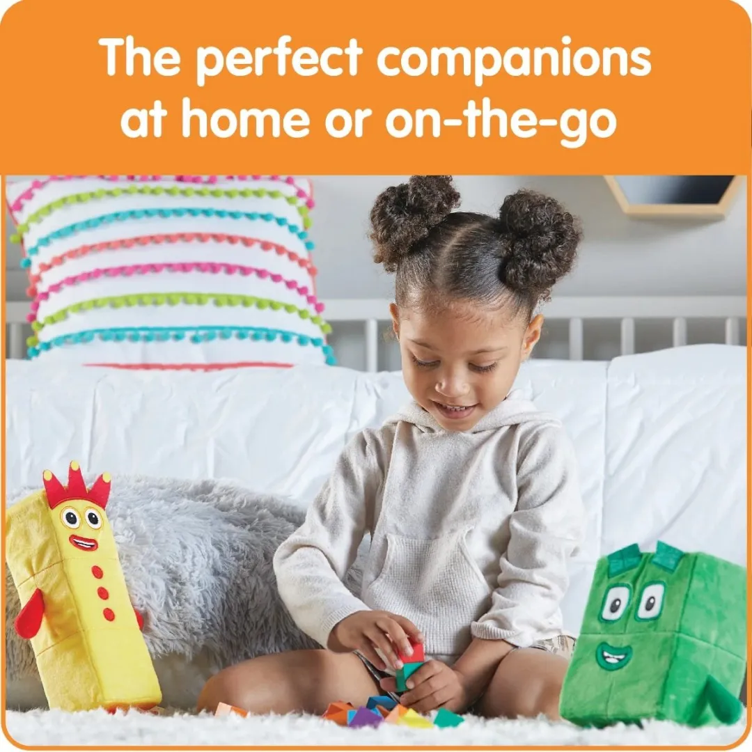 Learning Resources Numberblocks Knuffels Three & Four - Multicolor