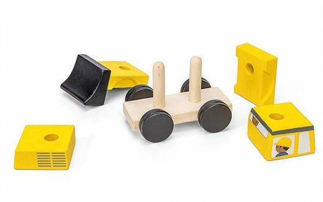 Le Toy Van Stapelset Voertuigen Geel LTVTV456