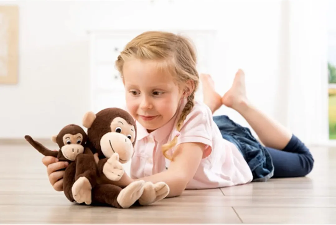Beleduc Moeder en Kind Aap Handschoenpop - 40440
