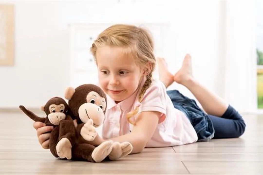 Beleduc Moeder en Kind Aap Handschoenpop - 40440