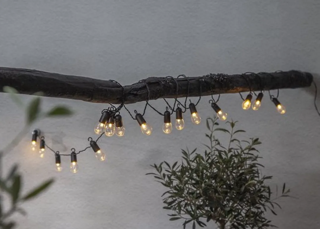 Star Trading Circus LED Tuinverlichting 4,5m - Zwart/Transparant