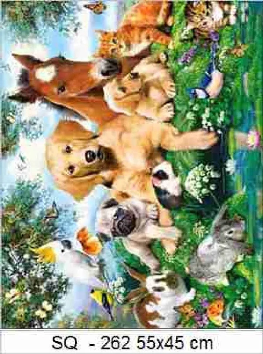 VDTOYS DIAMOND PAINTING VDTD262 Dieren - 45x45cm