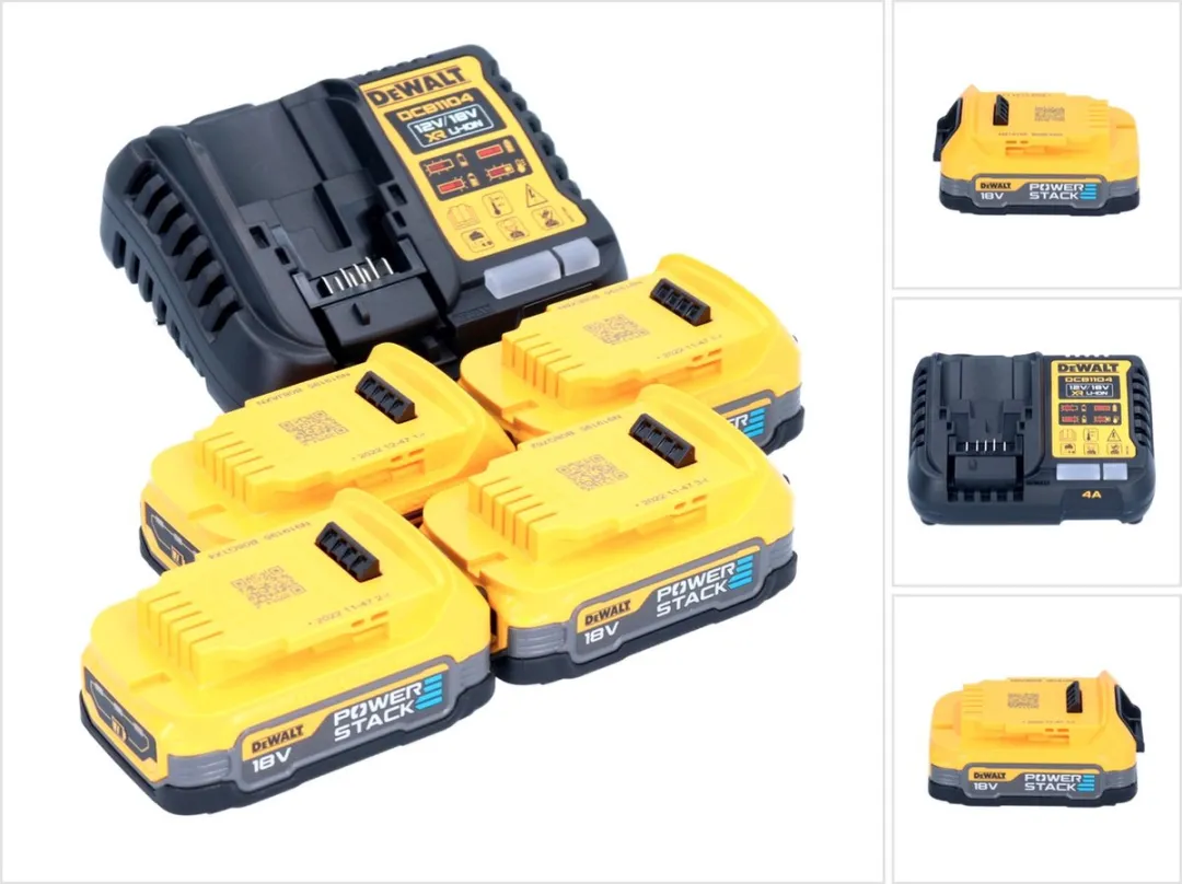 DeWalt DCB1104 E4 Accustartset 12V/18V