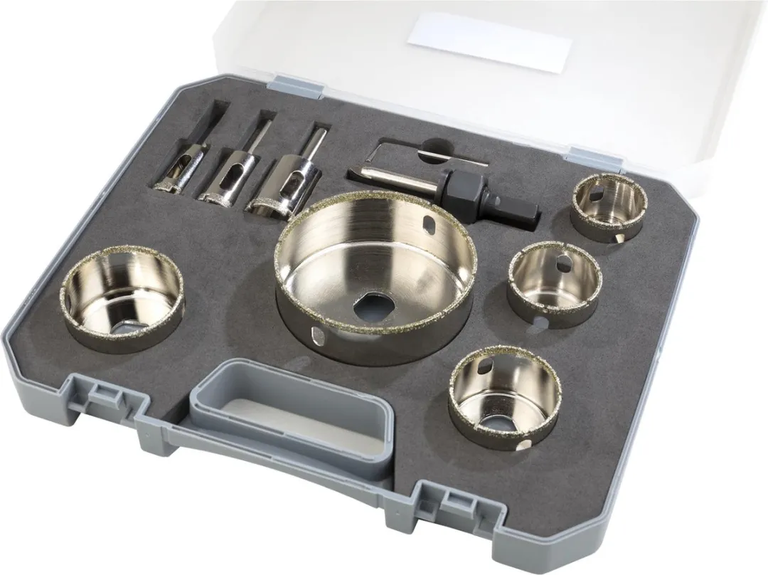 Westfalia 9-delige Tegelboor Set