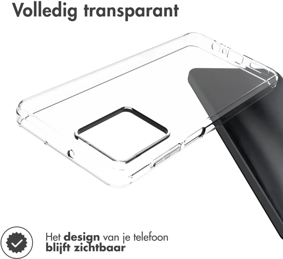 Accezz Hoesje Motorola Moto G54 - Transparant