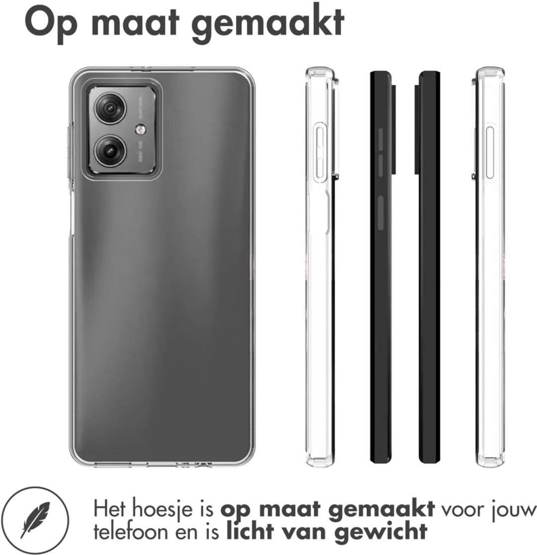 Accezz Hoesje Motorola Moto G54 - Transparant