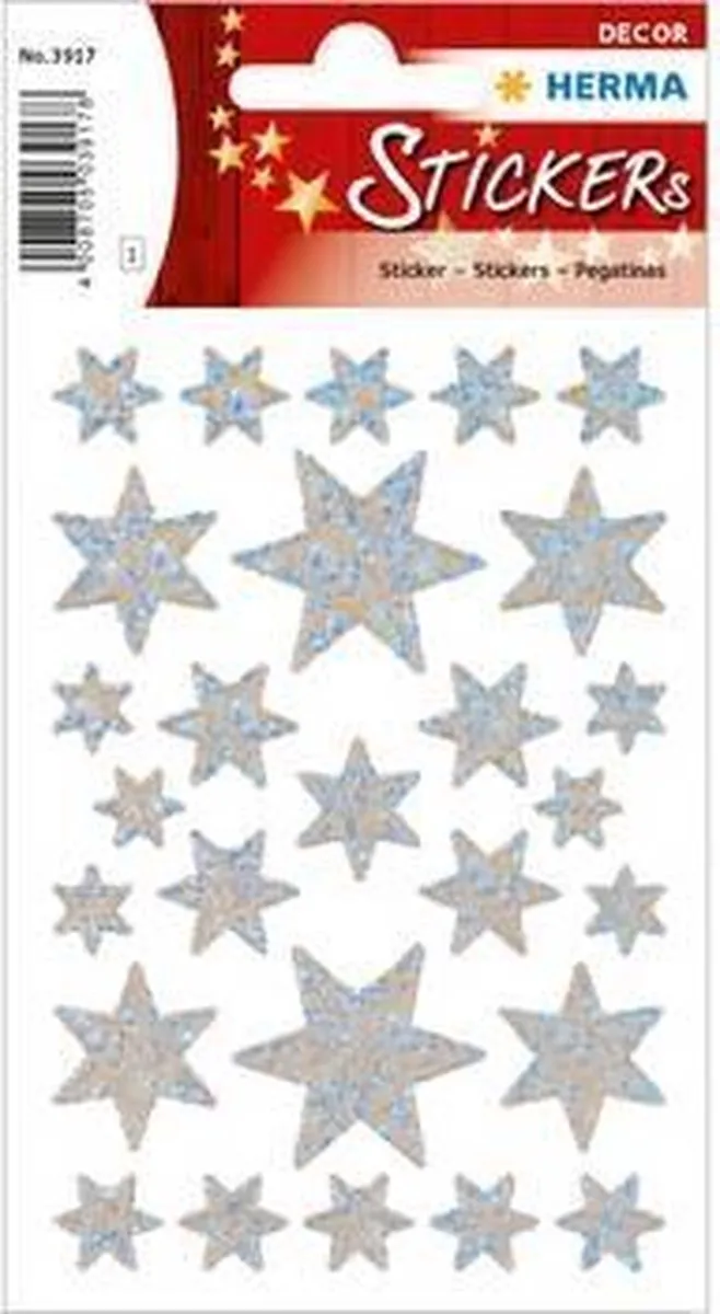 Herma 3917 Zilver Stickers - 27 Stuks