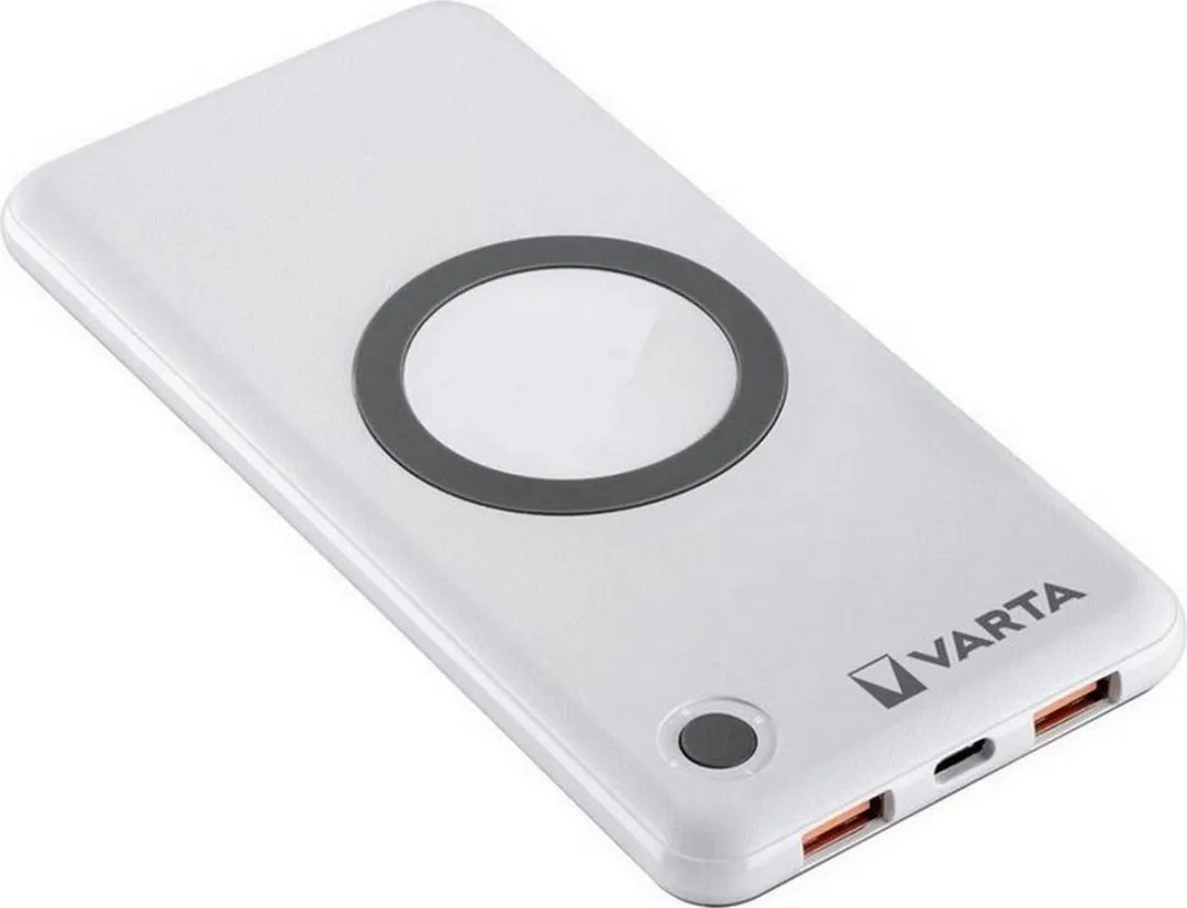 VARTA Wireless Power Bank 15000mAh - 18W - 3x USB-C PD - Zilver