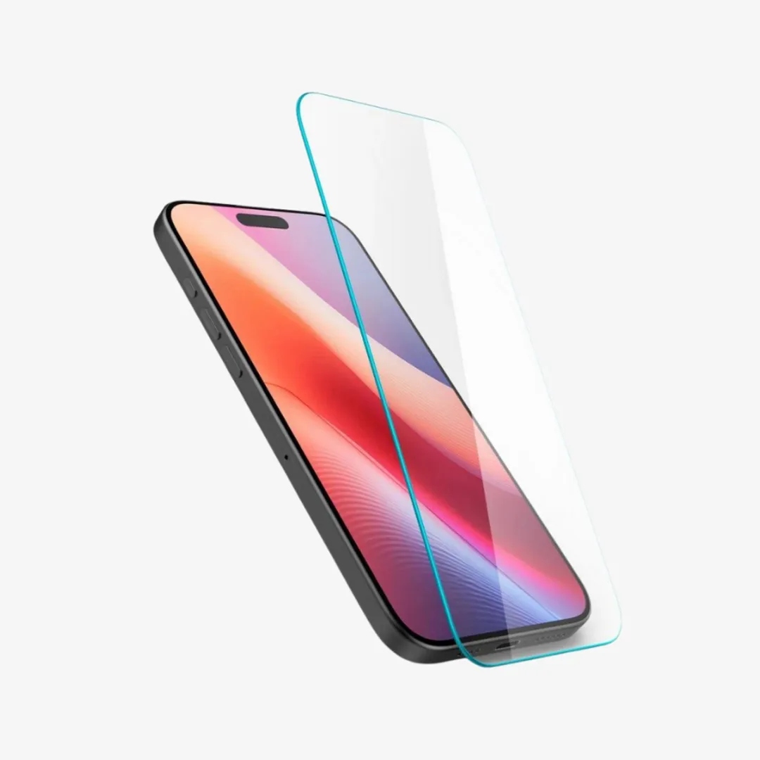 Spigen GLAStR AGL06890 Screenprotector - iPhone 15/16 Plus - afbeelding 6 van 6