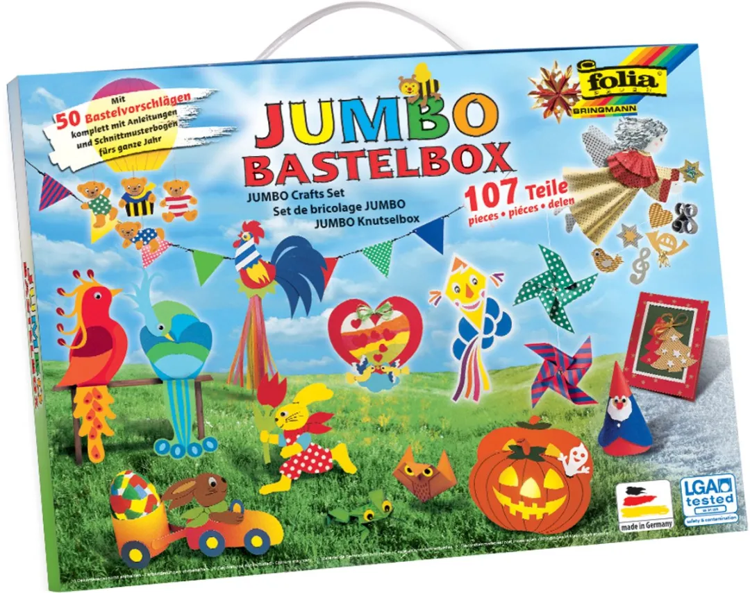 Folia Knutselkoffer Jumbo 107-delig