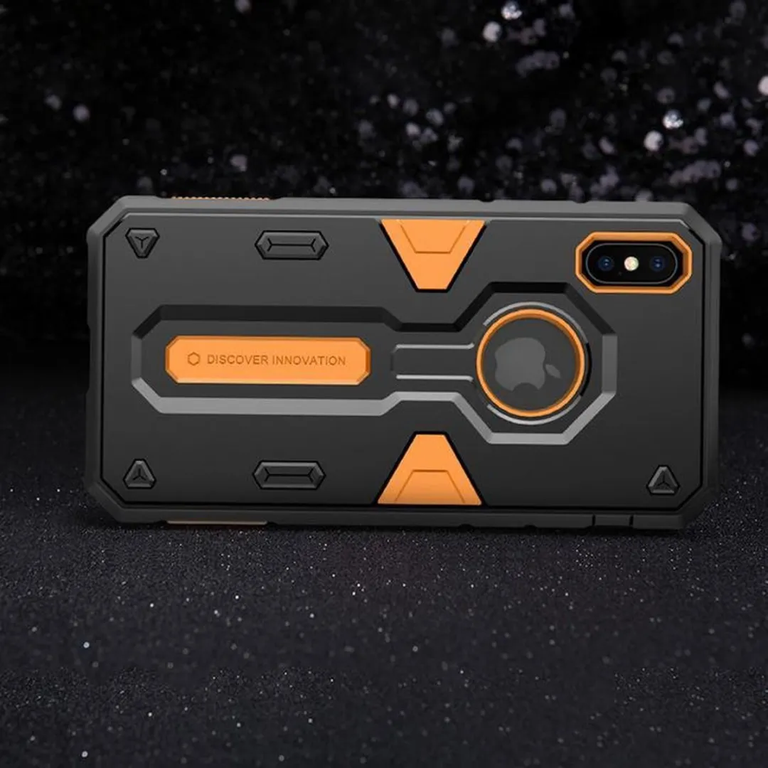 Nillkin Hard Case Defender iPhone XS Max - Oranje - afbeelding 6 van 6