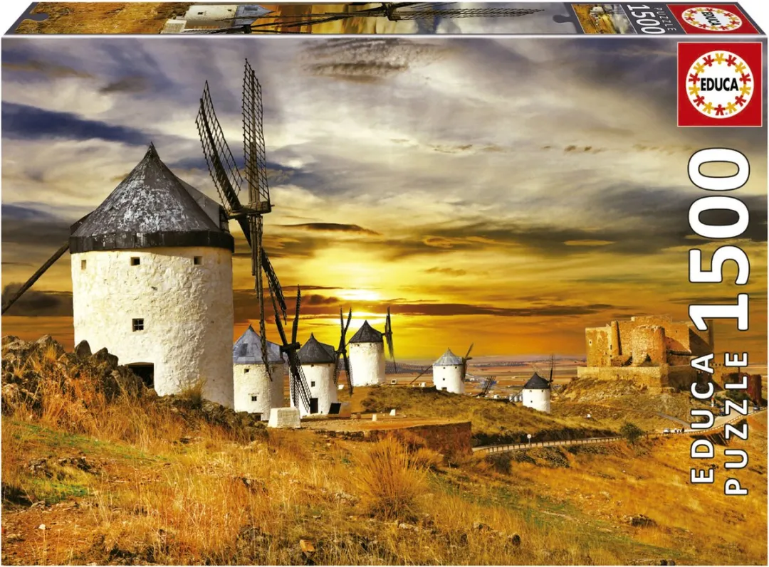 Educa Molinos de Viento Puzzel 1500 Stuks - Multicolor