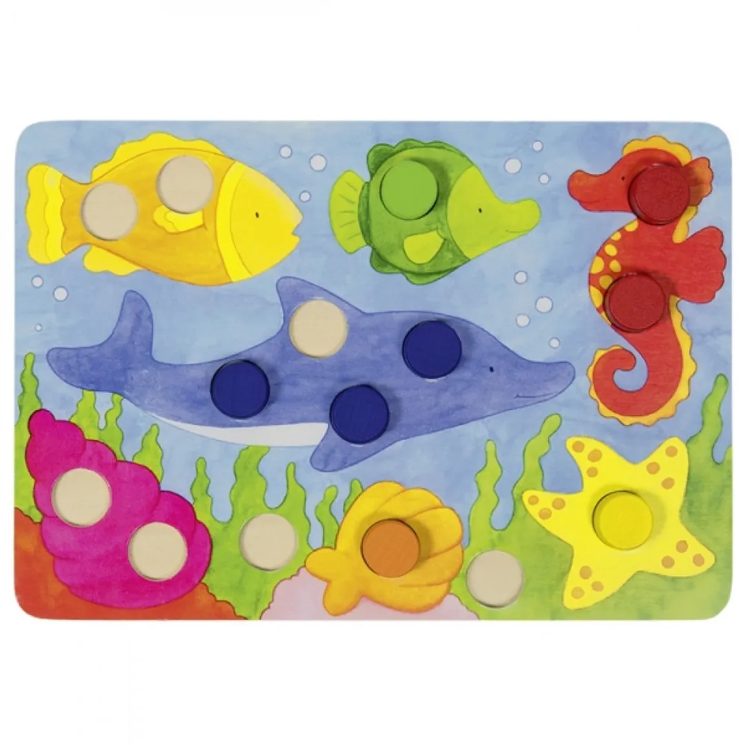 Goki Coloured Die Game 56705 - Multicolor