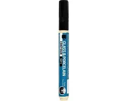 Creativ Company Glas- en Porselein Contourstift - Zwart
