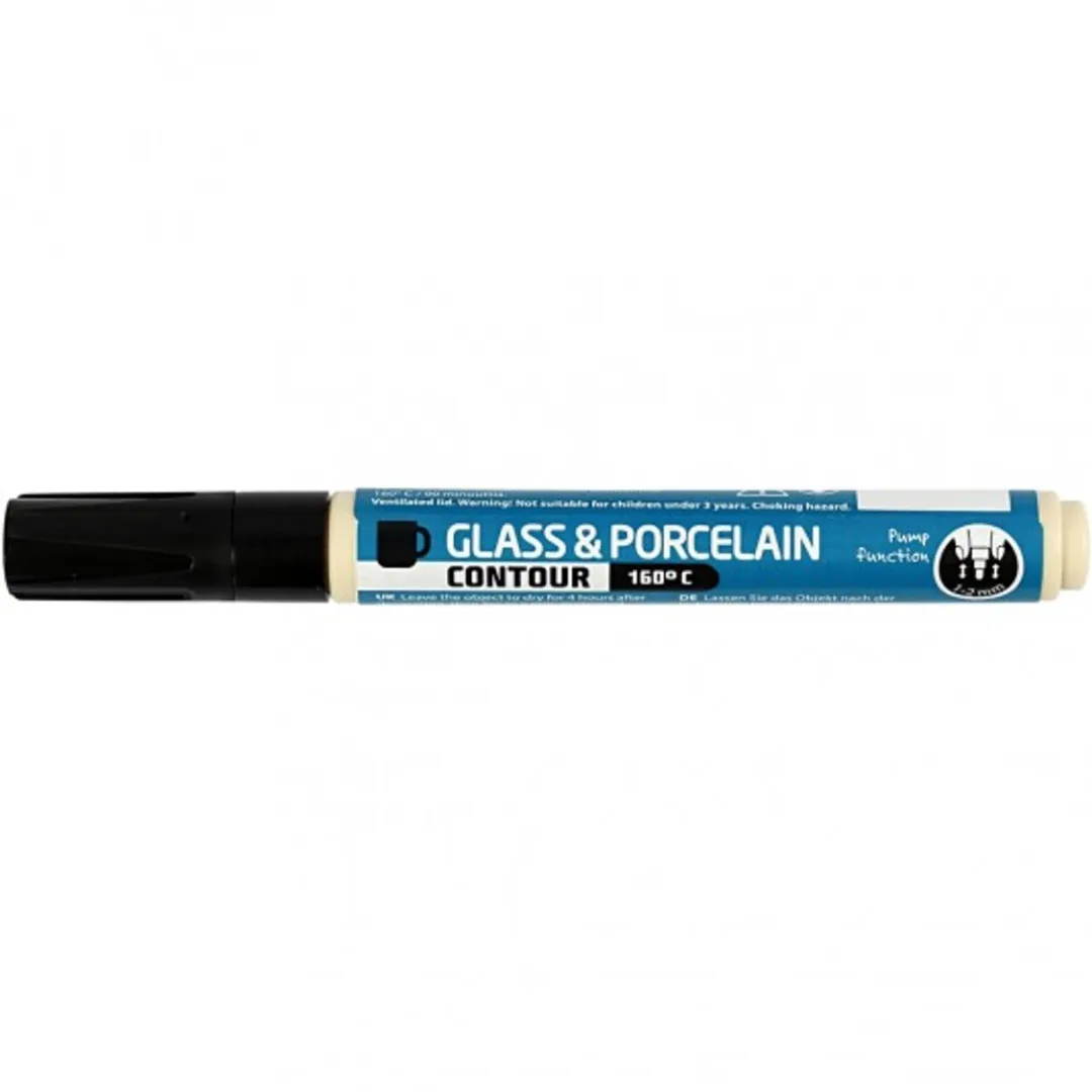 Creativ Company Glas- en Porselein Contourstift