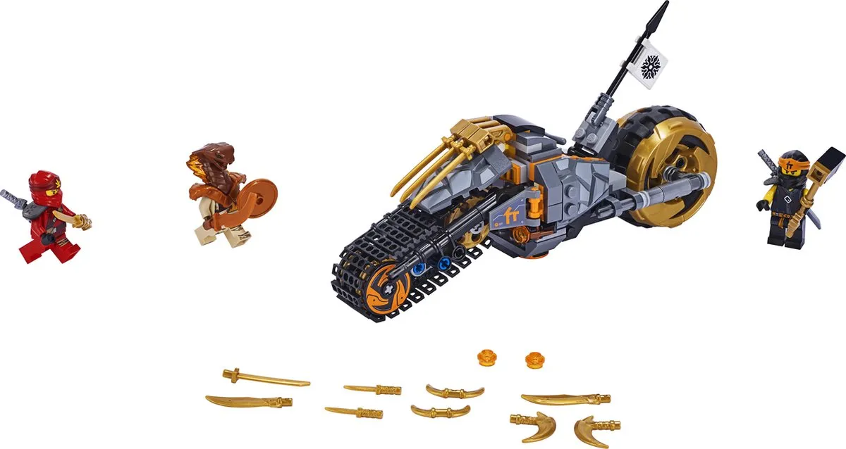 LEGO Ninjago Cole's Crossmotor 70672 - 212 Stukken - 3 Minifiguren